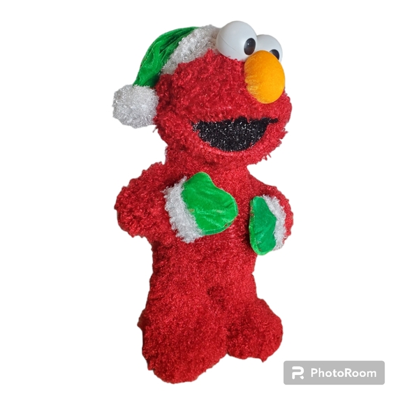 ELMO SESAME STREET LIGHT UP 18 “ CHRISTMAS FIGURE - Picture 4 of 10